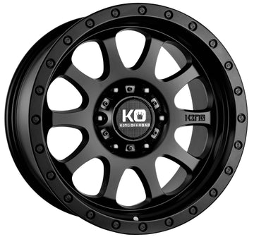 King Hurricane II Wheel Satin Black - Brixton 4x4 - Buy Online Now!